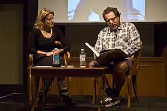 Petra Giloy-Hirtz and Julian Schnabel